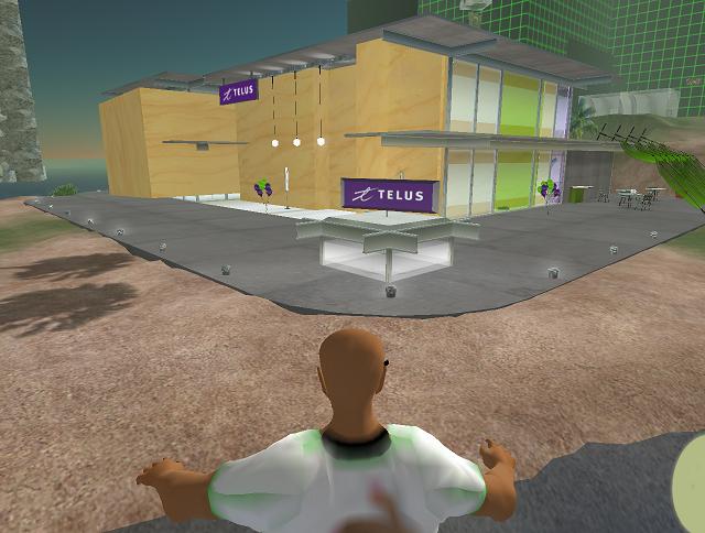 Le magasin TELUS dans Second Life