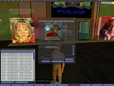 Le faux QG de la GRC dans Second Life
