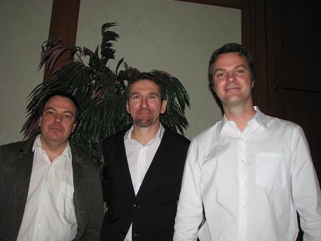 Martin Ouellette, Gilles Julien et Benoît Chapelier
