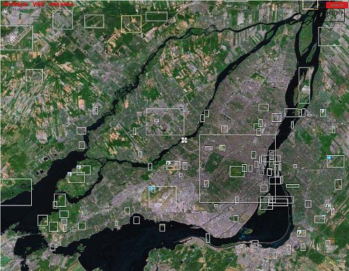 La carte de Montréal sur wikimapia