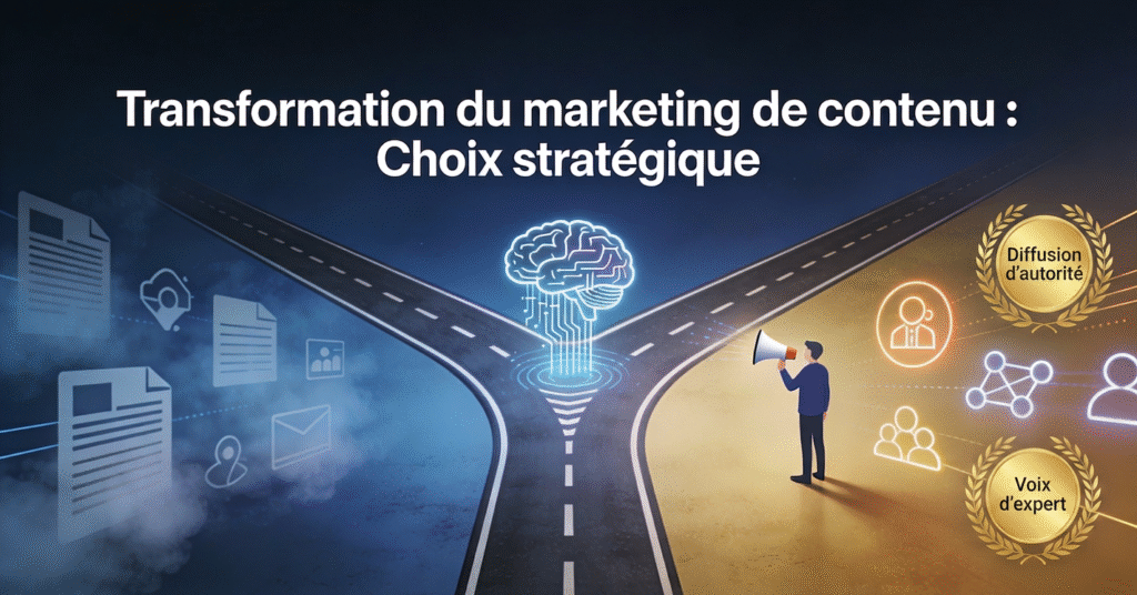 Transformation du marketing de contenu: Choix stratégique